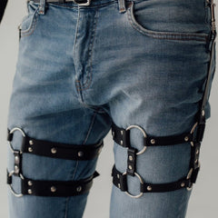 Leather Leg Ring Thigh Strap Garter