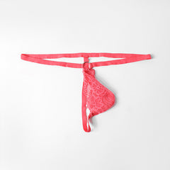 Thong plush temptation lace