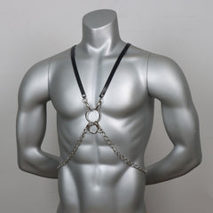 PU Leather Body Suspender Straps