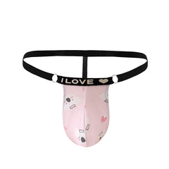 Cute Pink Love T-Pants Underwear