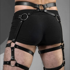 Nightclub Punk Leather Undergarments
