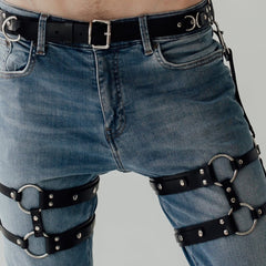 Leather Leg Ring Thigh Strap Garter