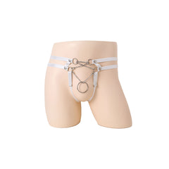 Hollow Suspender Chain Exposed Thong