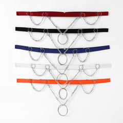 Chain Ring Hollow Free Elastic Thong