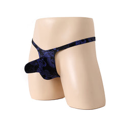 Golden Dragon Phoenix black Thong