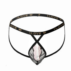 Mesh Hole Passion Strap Seduction Underwear