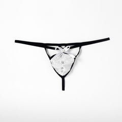 Cute Red Hollow Low Rise Thong