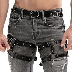 Leather Leg Ring Thigh Strap Garter