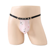 Cute Pink Love T-Pants Underwear