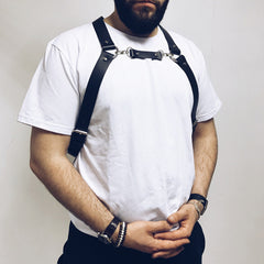 Punk Hip Hop Belt Chain Straps