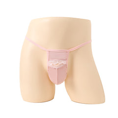 Ribbon Full-Pocket Triangle Thong Underwear