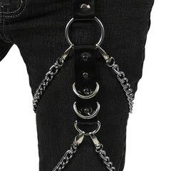 Punk Rock Leather Thigh Straps
