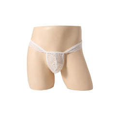 Low Waist Perspective Elastic Butterfly Thong