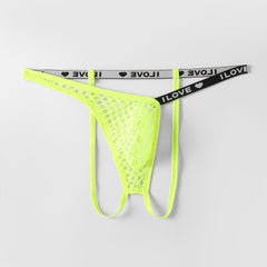Translucent Mesh Fishing Net T-Pants