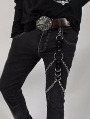 Punk Rock Leather Thigh Straps