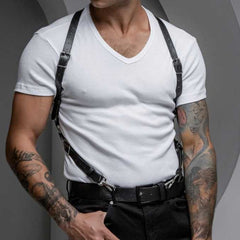 Punk Waist Chain Shoulder Strap Set