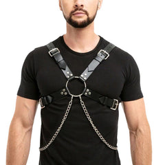 Leather Garter Bondage Belt Underwear