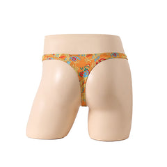 Golden Dragon Phoenix black Thong