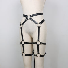 Nightclub Punk Leather Undergarments