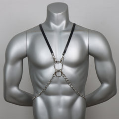 PU Leather Body Suspender Straps