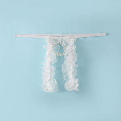 Mesh Bead Chain Hollow Thong