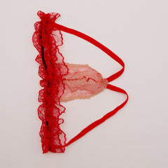 Transparent Lace T-Shaped Underwear