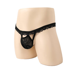 Lace belt hollowed out underwear