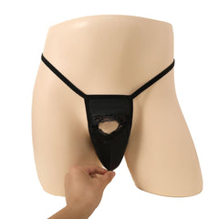 Ribbon Full-Pocket Triangle Thong Underwear