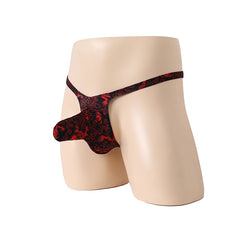 Golden Dragon Phoenix black Thong