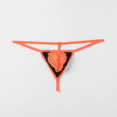 Hollow Mesh Color Breathable Thong