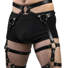Nightclub Punk Leather Undergarments