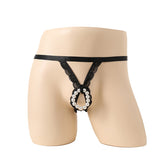 Lace Ribbon Quadrangle Underwear