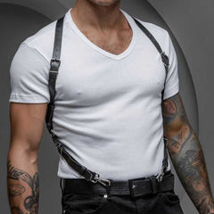 Punk Waist Chain Shoulder Strap Set