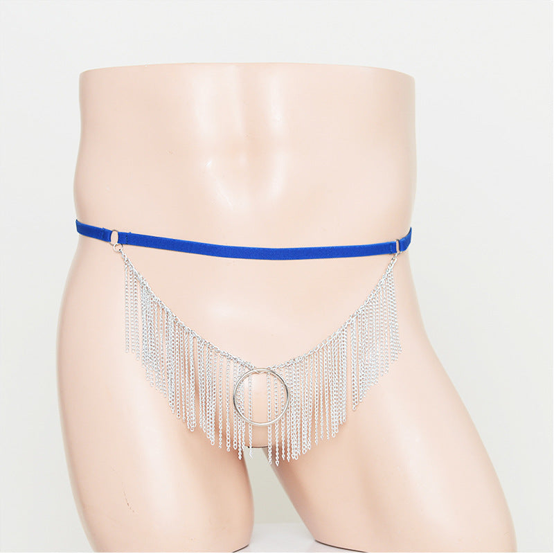 Dew PP Iron Ring Love Chain Thong