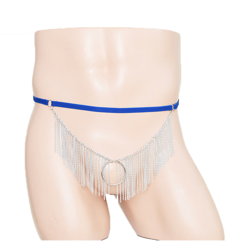 Dew PP Iron Ring Love Chain Thong