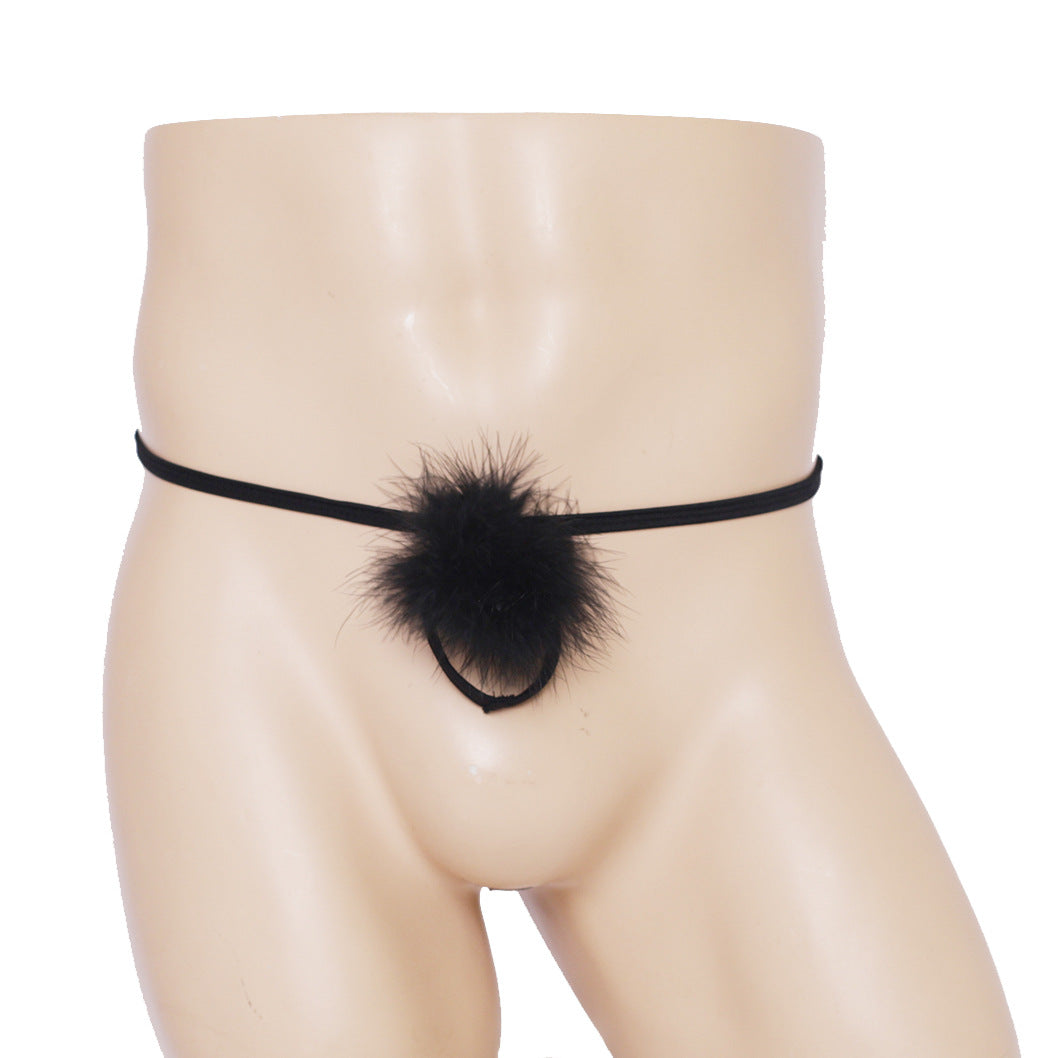 Fluffy Cute Ring Elastic Brief