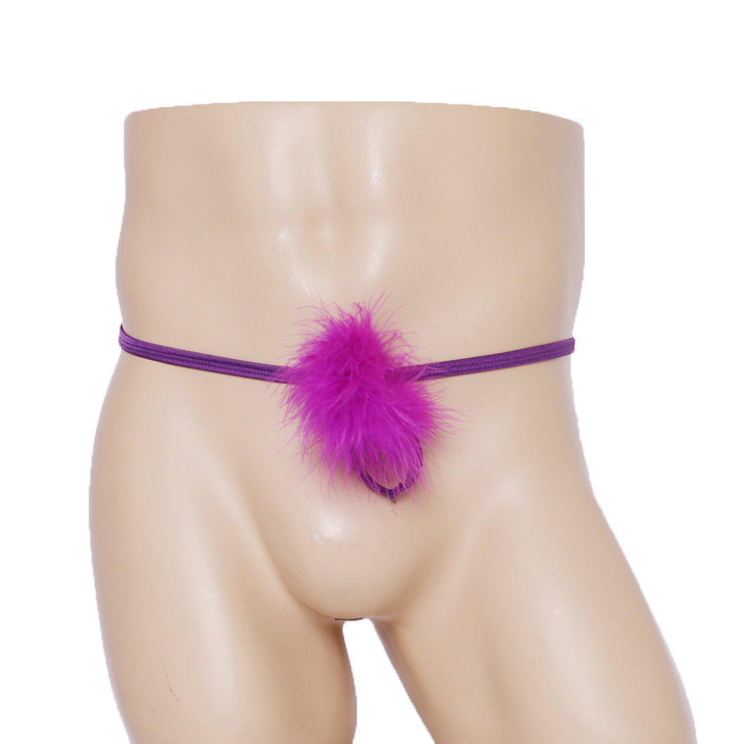 Fluffy Cute Ring Elastic Brief