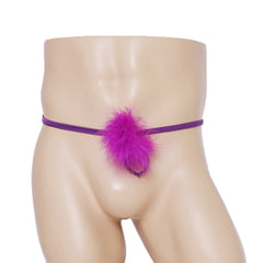 Fluffy Cute Ring Elastic Brief