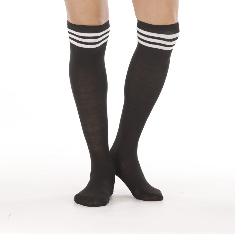 Three-Bar Football Stripe Stocking