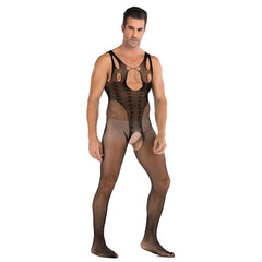 Nightclub Stage See-Through Mesh Pajamas