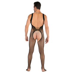 Nightclub Stage See-Through Mesh Pajamas