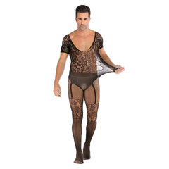 Half-Sleeve Realistic Mesh Underwear Set