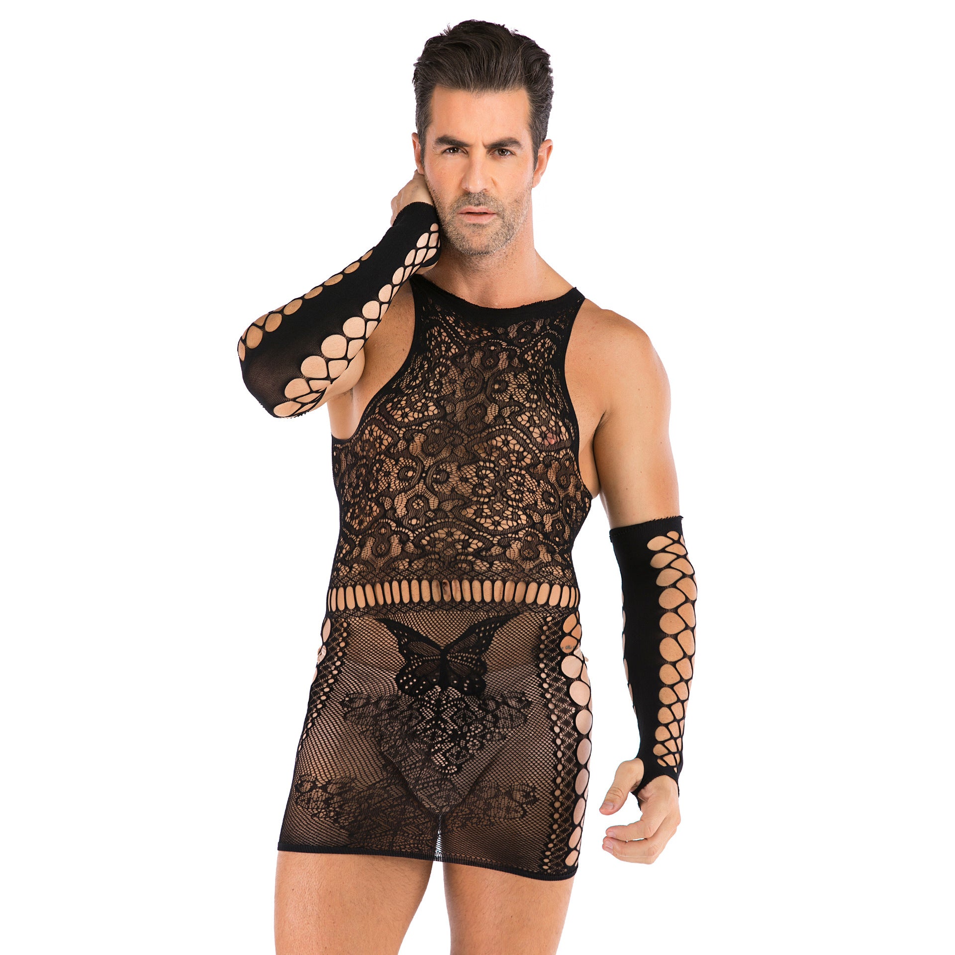 Body Stocking Fun Pattern Print