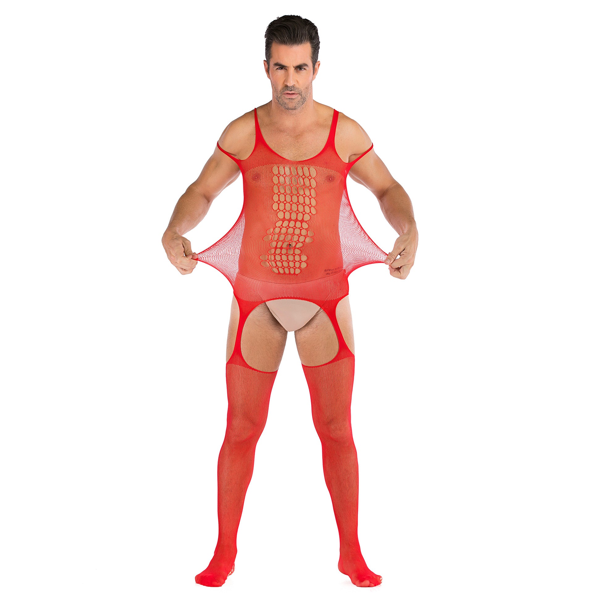 Plus-Size Mesh Stockings Encasement