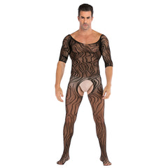 Half-Sleeve Sheer Mesh Pajama Set