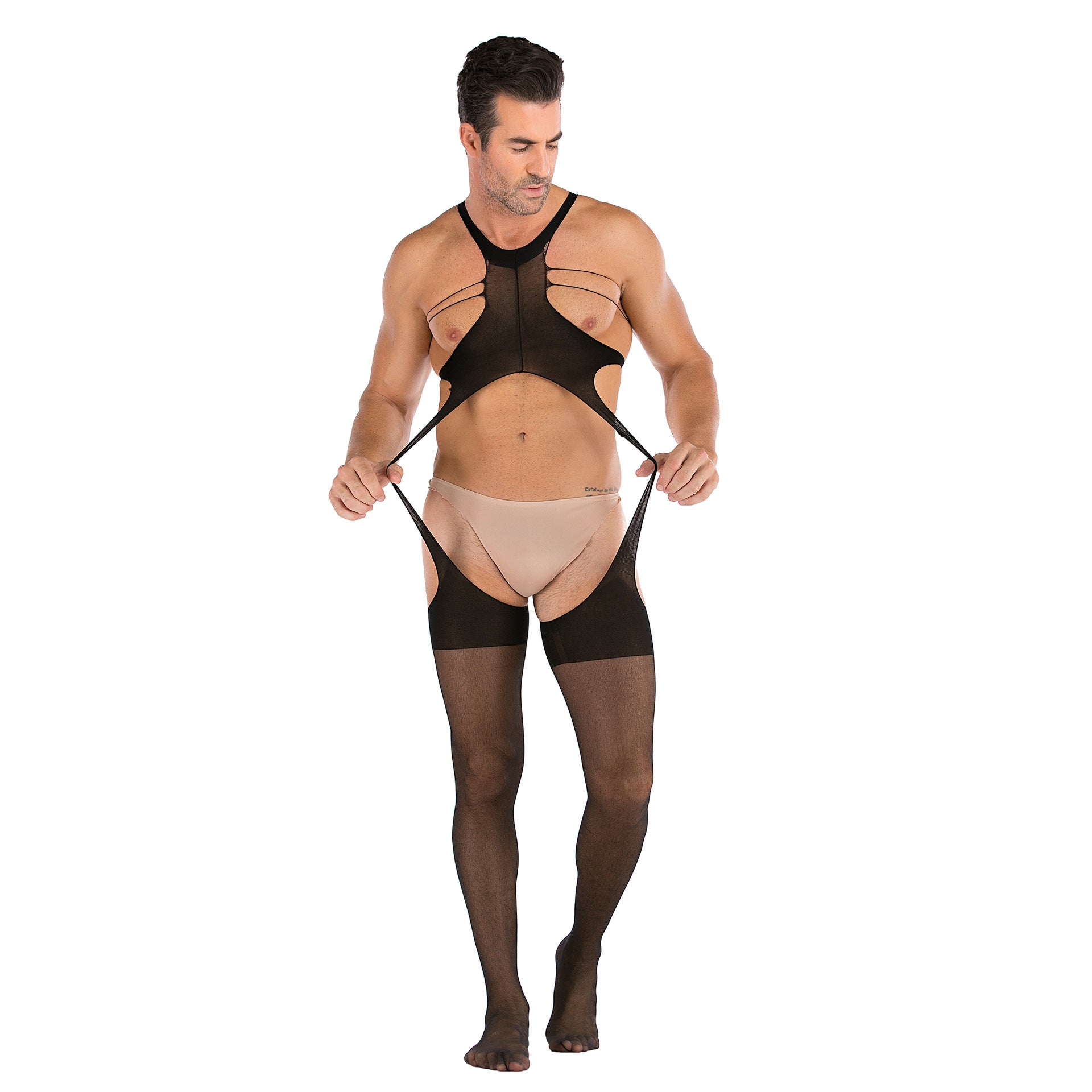 Body Stocking Fun Pattern Print