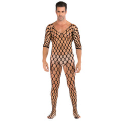 Role-Play Black Sheer Mesh Jumpsuit