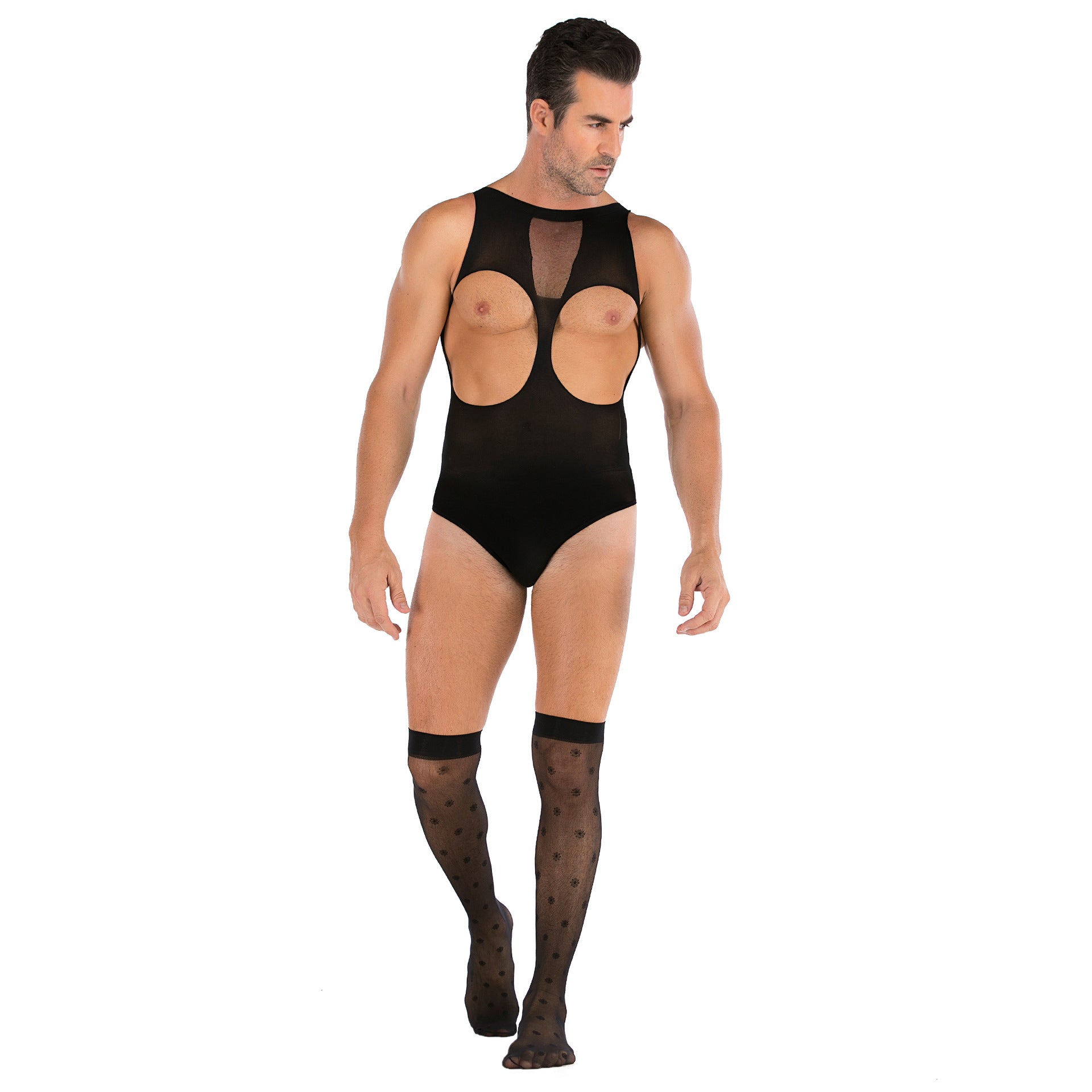 Body Stocking Fun Pattern Print