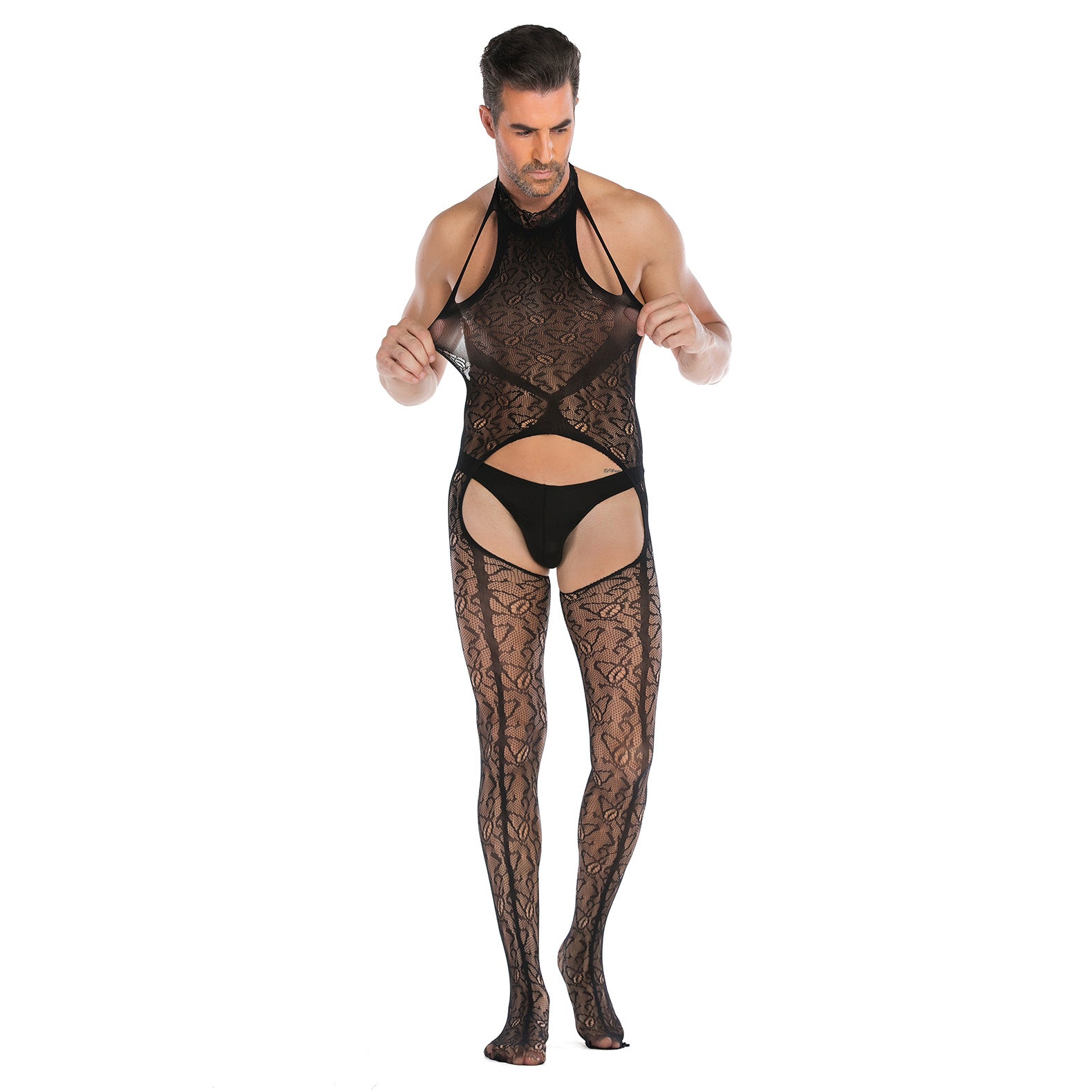 Sock-Style One-Piece Seamless Bodysuit