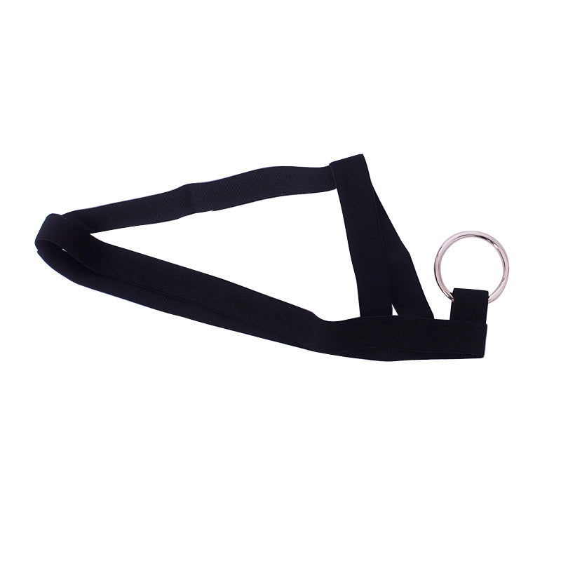 Striped Elastic Jock Strap Alternative Thong